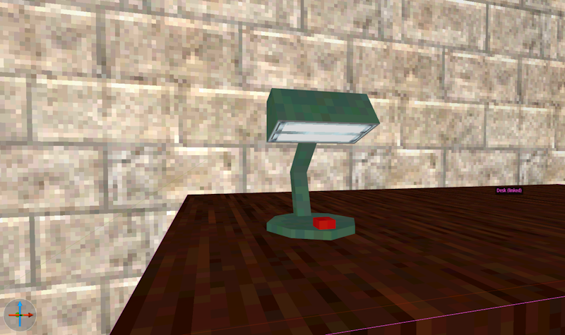 A simple desk lamp